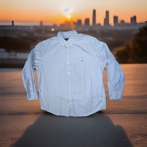 Vineyard Vines Whale Shirt Mens XXL Plaid Button Down Long Sleeve